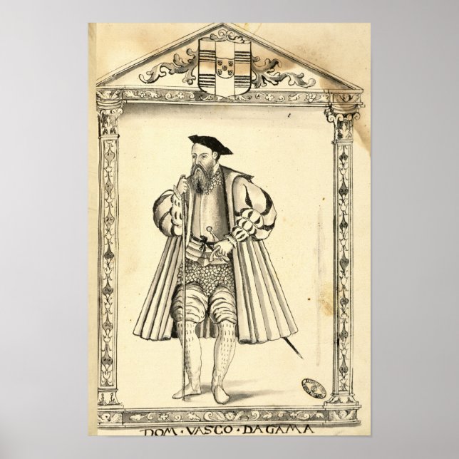 Vasco da Gama  from 'Lendas da India' Poster (Front)