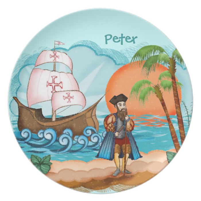 Vasco Da Gama kids plate