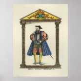 Ferdinand Magellan's boat 'Victoria' Poster