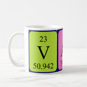 Vasco periodic table name mug