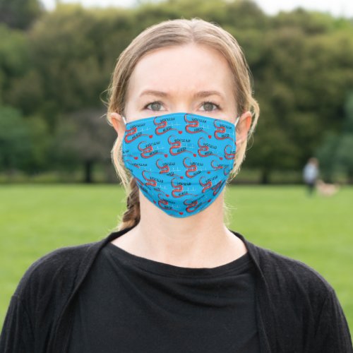 Vascular  Nurse Face Mask Blue