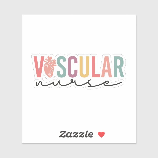 Vascular Nurse Sticker (Sheet)