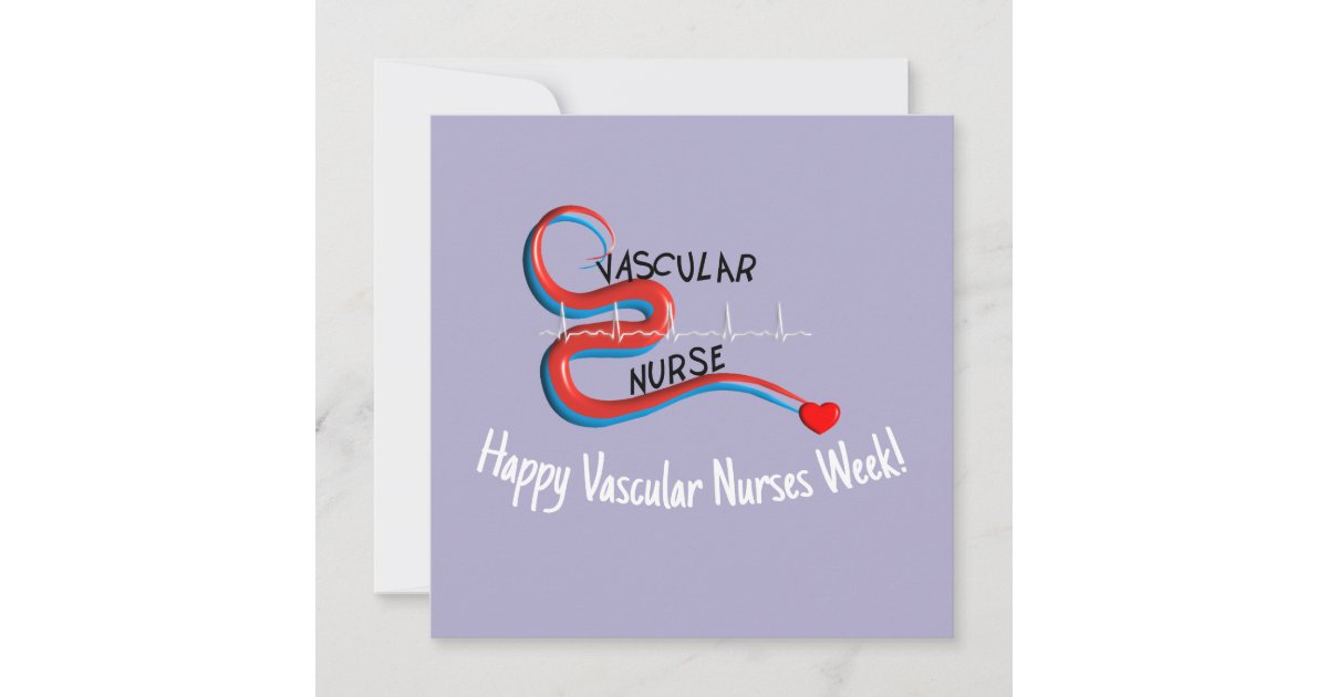 Vascular Nurses Week ll Card Zazzle