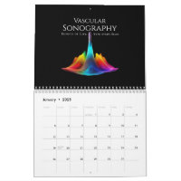 Vascular Sonography-Colorful Ultrasound Waves