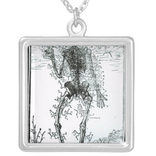 Vascular System of the Body Silver Plated Necklace