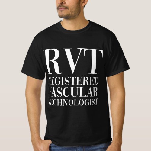 Vascular Tech RVT Ultrasound Sonography Sonographe T_Shirt