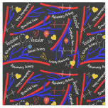 Vascular Veins and Arteries Fabric