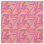 Vascular Veins and Arteries Pink Fabric