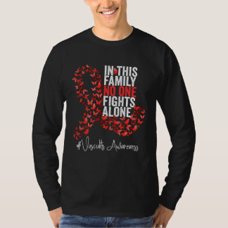 Vasculitis Awareness Month Red Ribbon T-Shirt