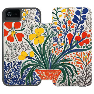 Vase and Wild Flowers iPhone SE/5/5s Wallet Case