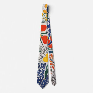 Vase and Wild Flowers  Neck Tie