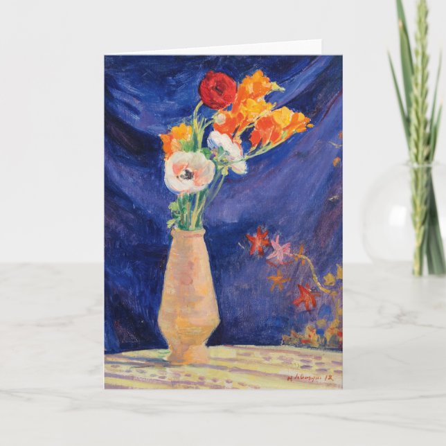 Vase d’Anémones | Henri Lebasque Card (Front)