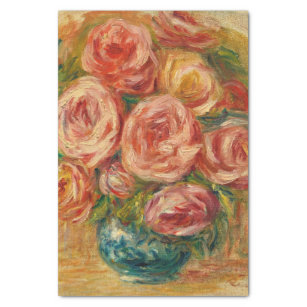 Vase de Roses  by Renoir Tissue Paper
