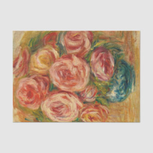 Vase de Roses  by Renoir Tissue Paper