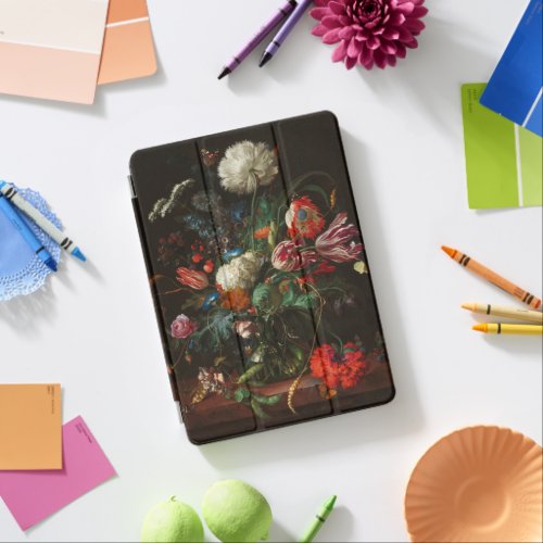 Vase of Flowers 1660 by Jan Davidsz de Heem iPad Air Cover