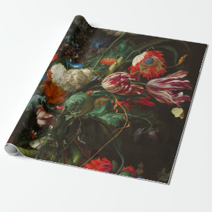 Vase of Flowers, 1660 by Jan Davidsz of Heem Wrapping Paper