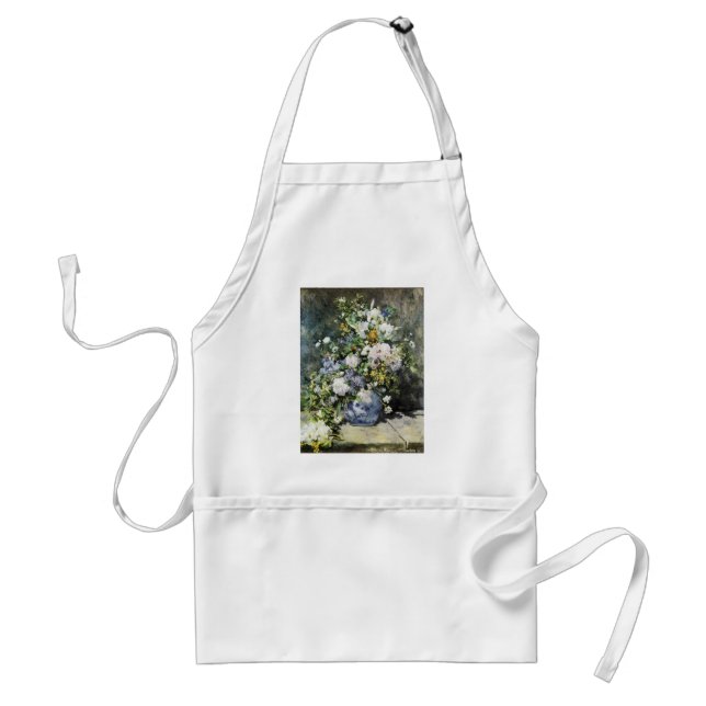 Vase of Flowers Adult Apron (Front)