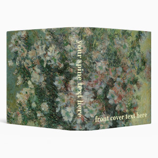 Vase of Flowers by Claude Monet 3 Ring Binder