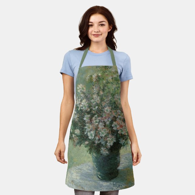 Vase of Flowers by Claude Monet Apron (Worn)