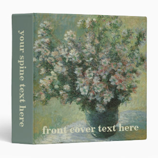 Vase of Flowers by Claude Monet Binder
