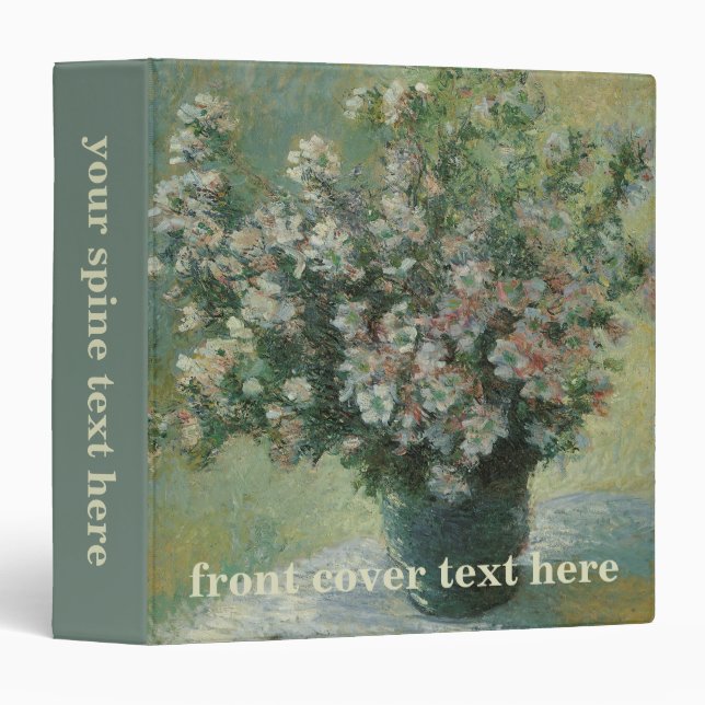 Vase of Flowers by Claude Monet Binder (Front/Spine)