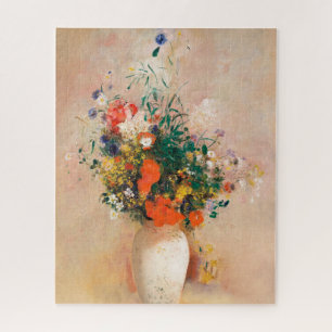 Vase of Flowers by Redon Post-Impressionist Jigsaw Puzzle