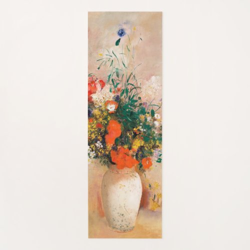 Vase of Flowers by Redon Post_Impressionist Yoga Mat