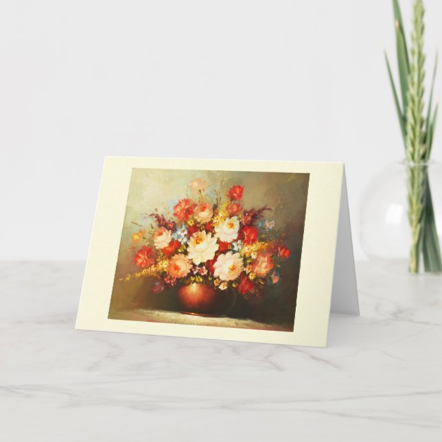 Vase of flowers card (Front)