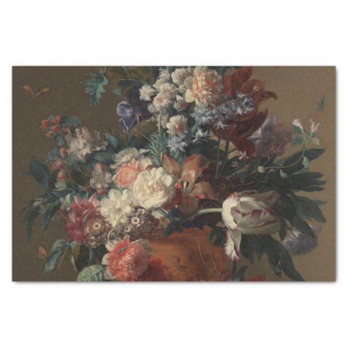 Vase of Flowers Classic Painting Tissue Paper