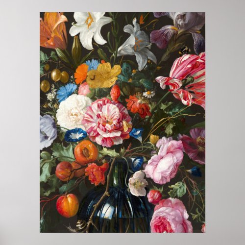 Vase of Flowers Creator Jan Davidsz de Heem Poster