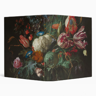 Vase of Flowers - Jan Davidsz. de Heem 3 Ring Binder