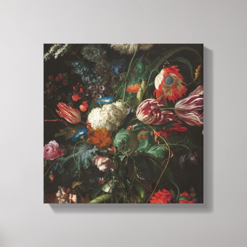 Vase of Flowers _ Jan Davidsz de Heem Canvas Print