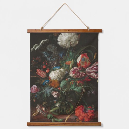 Vase of Flowers _ Jan Davidsz de Heem Hanging Tapestry