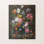 Vase of Flowers, Jan Davidsz de Heem Jigsaw Puzzle<br><div class="desc">Vase of Flowers,  Jan Davidsz de Heem.
Vase of Flowers,  Jan Davidsz de Heem. This art work,  Vase of Flowers,  by Jan Davidsz de Heem (1670) may be found in The Mauritshuis,  an art museum in The Hague,  The Netherlands. Digitale Collectie. Netherlands. PD</div>