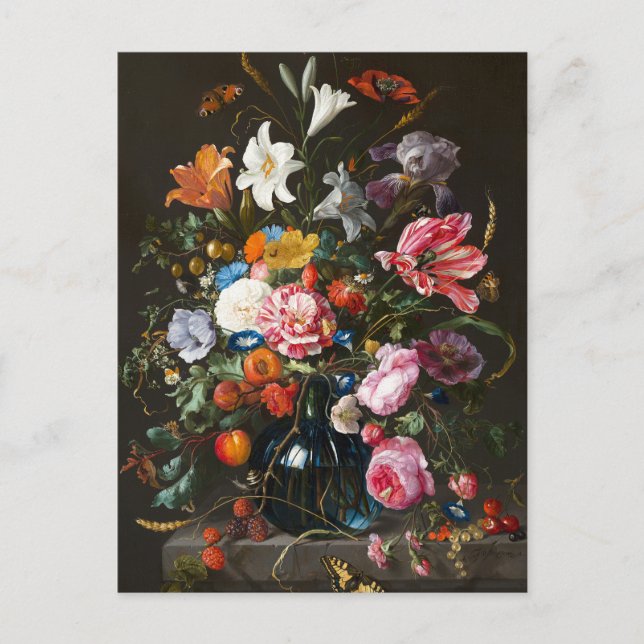 Vase of Flowers | Jan Davidsz de Heem Postcard (Front)