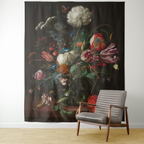 Vase of Flowers _ Jan Davidsz de Heem Tapestry