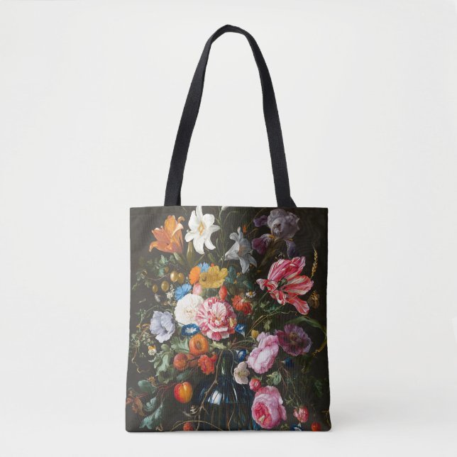 Vase of Flowers | Jan Davidsz de Heem Tote Bag (Front)