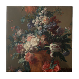 Vase of Flowers - Jan van Huysum Ceramic Tile