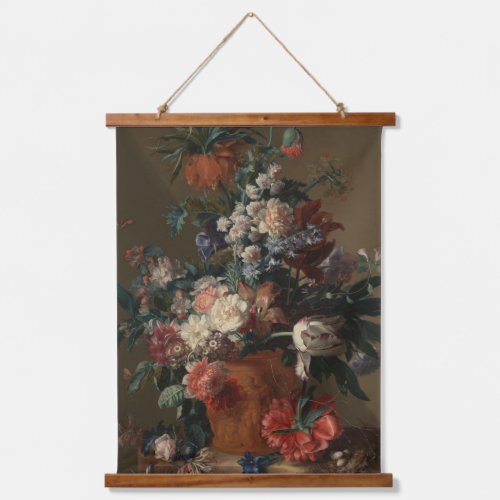 Vase of Flowers _ Jan van Huysum Hanging Tapestry