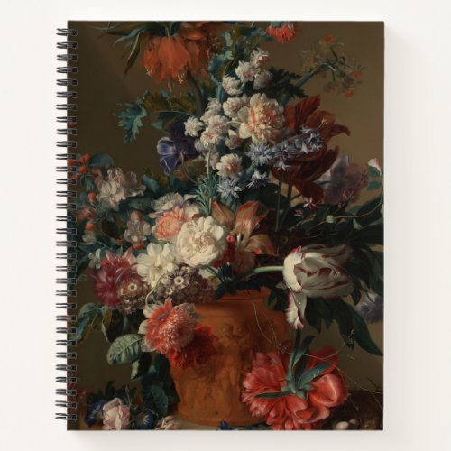 Vase of Flowers _ Jan van Huysum Notebook