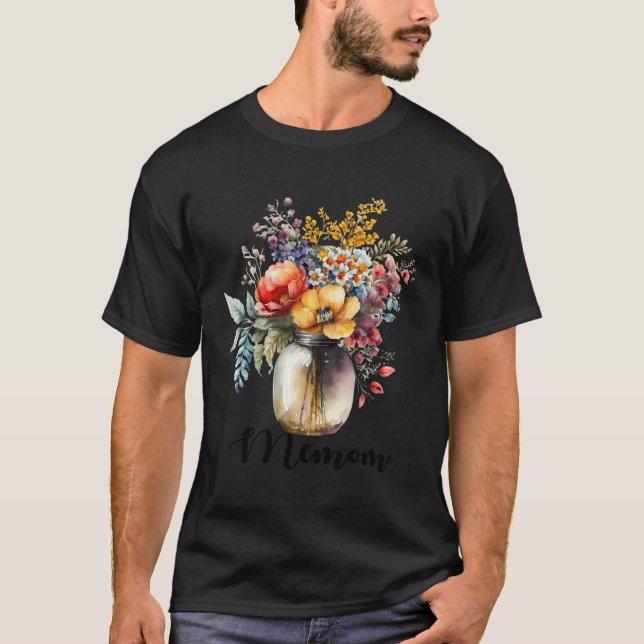 Vase Of Flowers Memom T-Shirt (Front)
