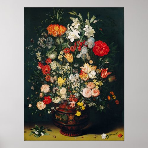 Vase of Flowers Poster