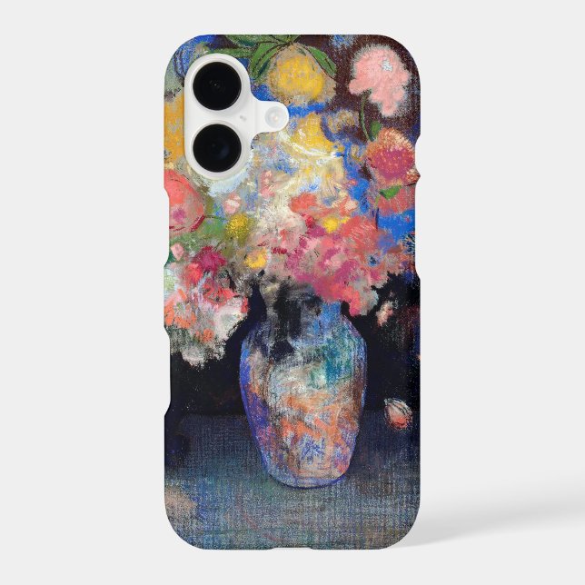 Vase of Flowers, Redon Case-Mate iPhone Case (Back)