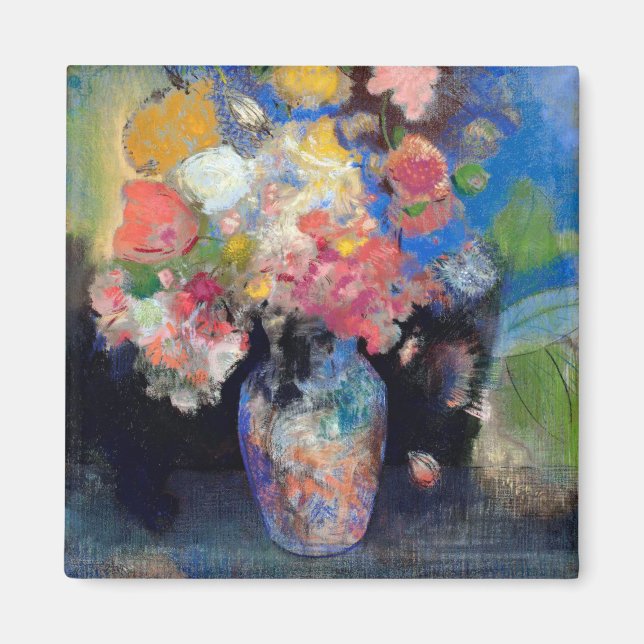 Vase of Flowers, Redon Magnet (Front)