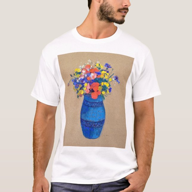Vase of Flowers, Redon T-Shirt (Front)
