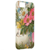 Vase of Pink, White and Blue Flowers Case-Mate iPhone Case (Back/Right)