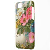 Vase of Pink, White and Blue Flowers Case-Mate iPhone Case (Back Left)