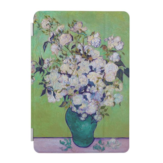 Vase of Roses, Vincent van Gogh iPad Mini Cover (Front)