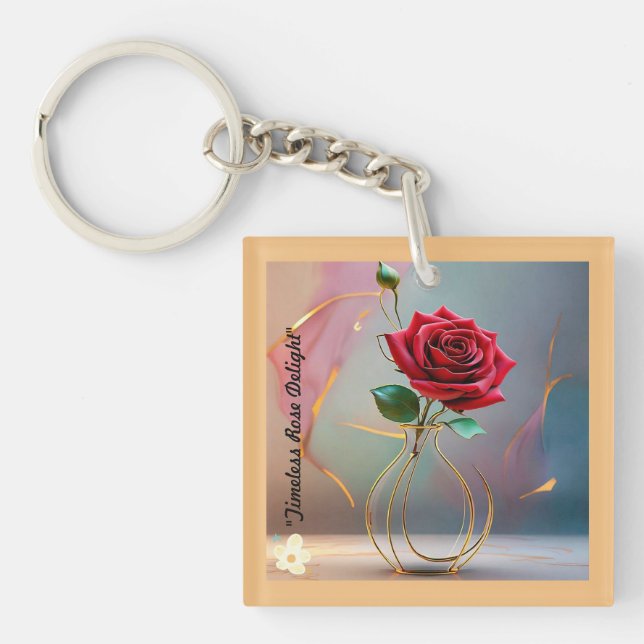 "Vase of Tranquility" Keychain (Front)