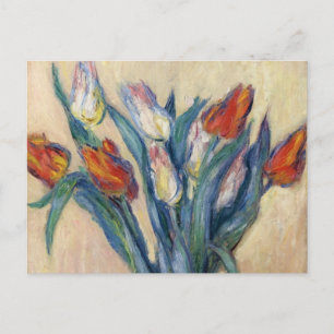 Vase of Tulips - Claude Monet Postcard